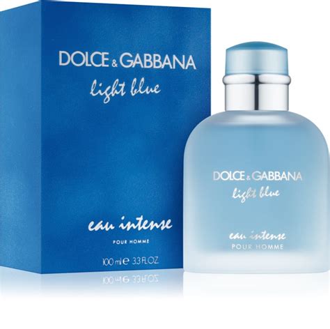 dolce gabbana light blue eau intense 100 ml|dolce gabbana light blue intense men.